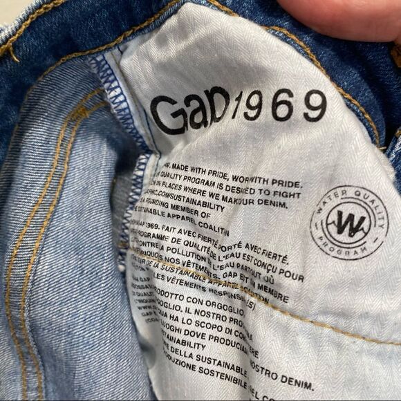 Gap size 26 true skinny distressed crop ankle jeans - Picture 8 of 8